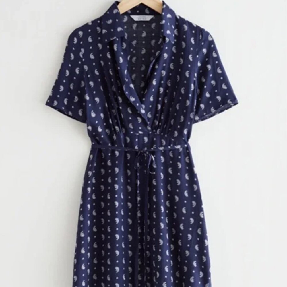 & Other Stories Bandana Print Mini Dress NWT